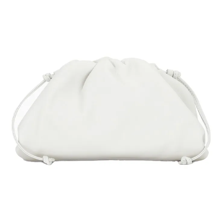 Bottega Veneta POUCH Cloud Bag Cow Leather Handheld Crossbody Bag, Shoulder Bag Women's Cream White-2