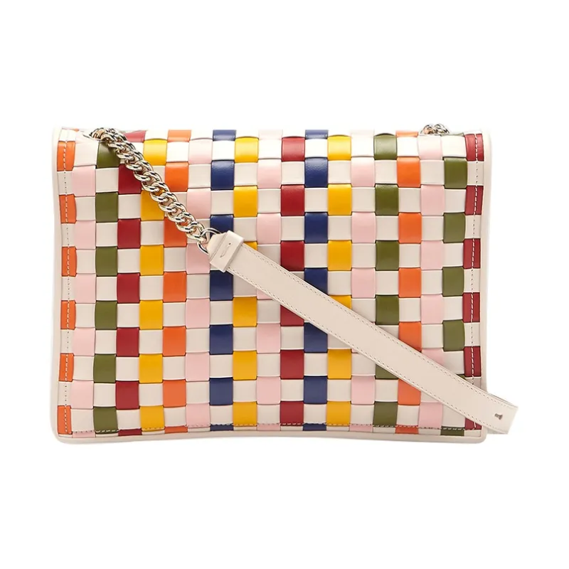 FERRAGAMO Cow Leather Pillow Bag Shoulder Bag Crossbody Bag Small Size Women's Multicolor-2