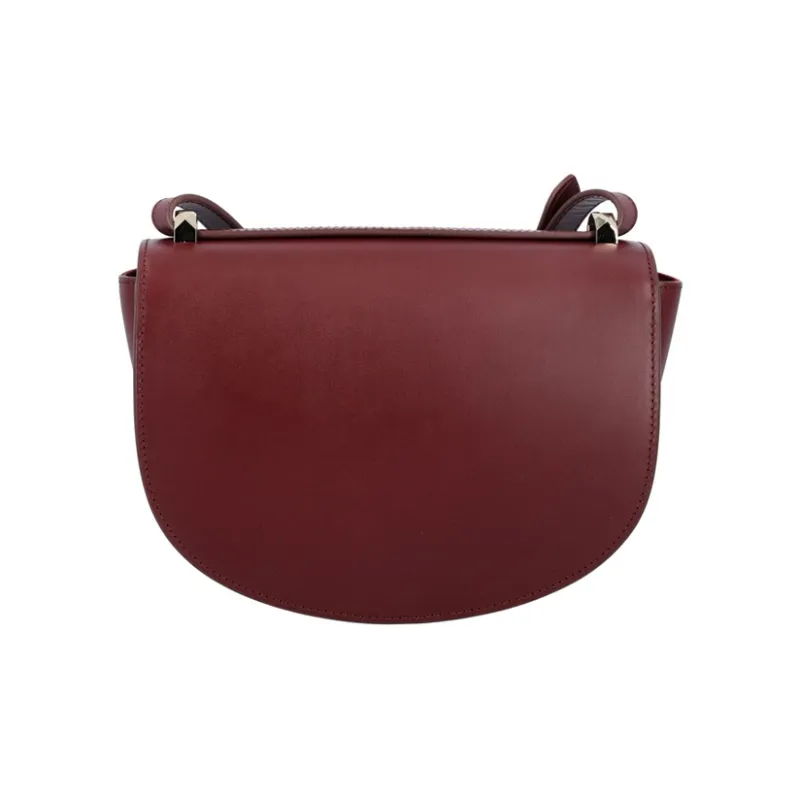 A.P.C Leather Shoulder Bag Crossbody Bag Women's Red-1