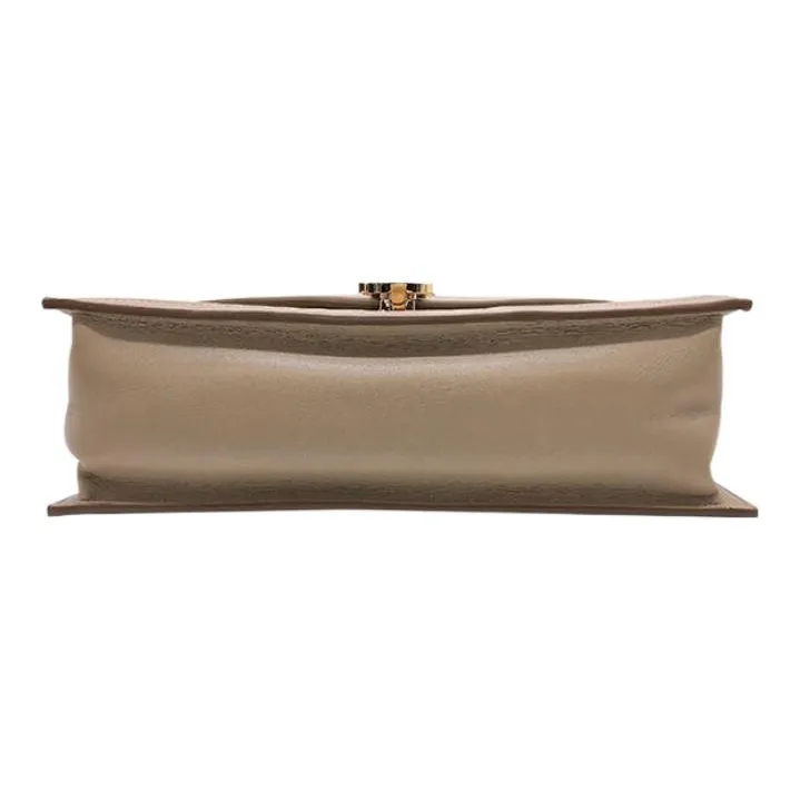 Burberry Monogram Lambskin Envelope Bag Handheld Shoulder Bag Crossbody Bag Women's Light Brown-4