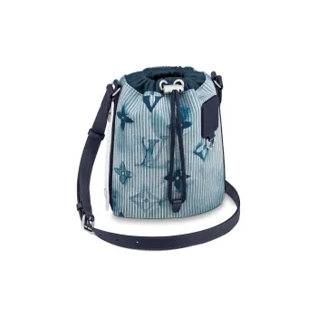 LOUIS VUITTON Sac Marin Mini Hickory Stripes Denim