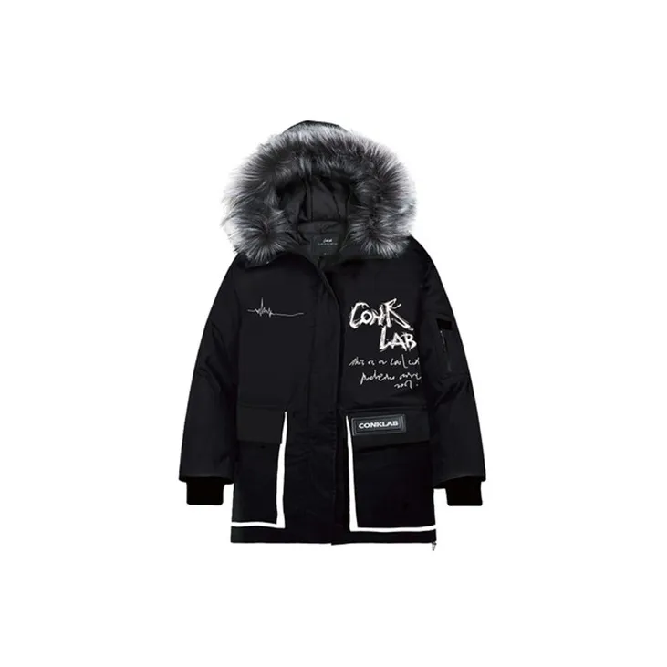 CONKLAB Puffer Jackets Unisex Black-1