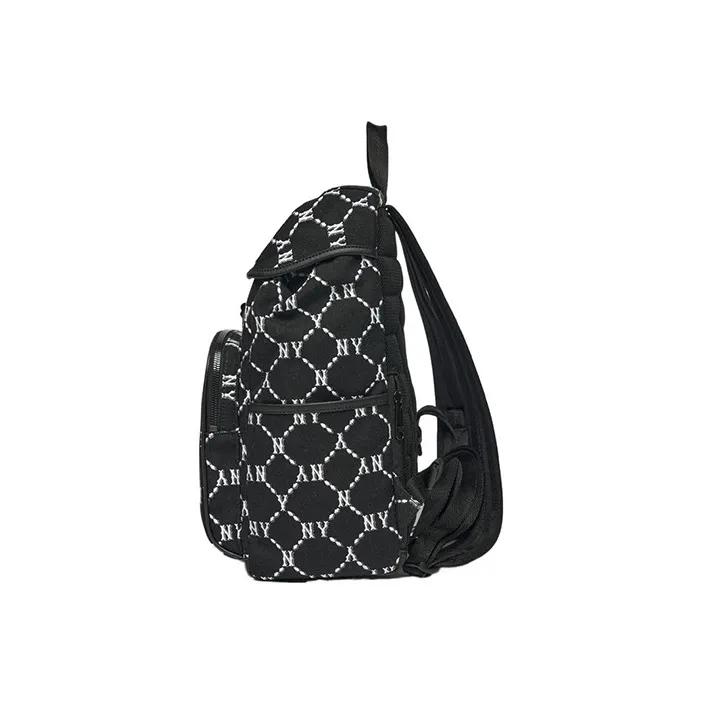 MLB Monogram Collection Polyamide Laptop Bag Backpack Regular Unisex Black-2