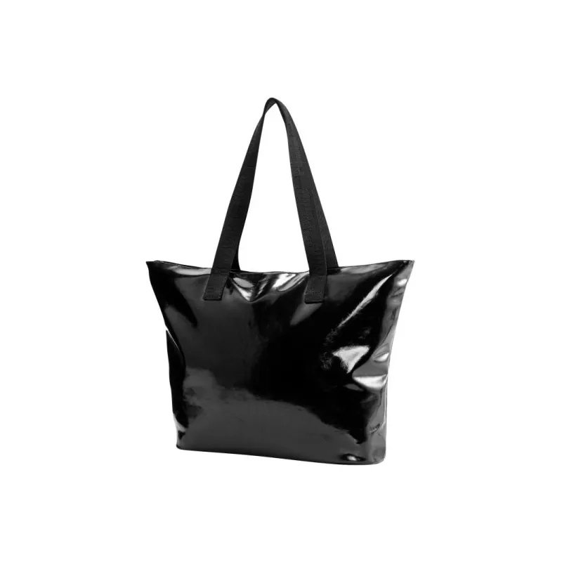 PUMA Artificial Leather Tote Bag, Shopping Bag, Shoulder Bag, Handbag Regular Women's Black Gold-2