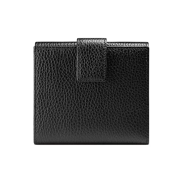 GUCCI Marmont Leather Wallet Unisex Black-2