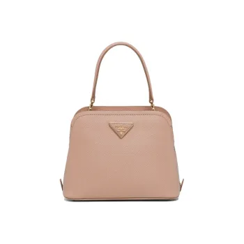 PRADA Matinée Leather Handbag Shoulder Bag Crossbody Bag Mini Women's Pink