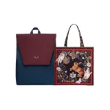 1960 Red & Blue Backpack+1839 Black Tote