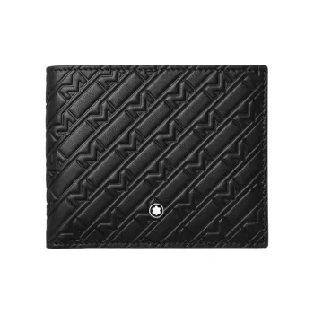 MONTBLANC Cow Leather Wallet Men's Black