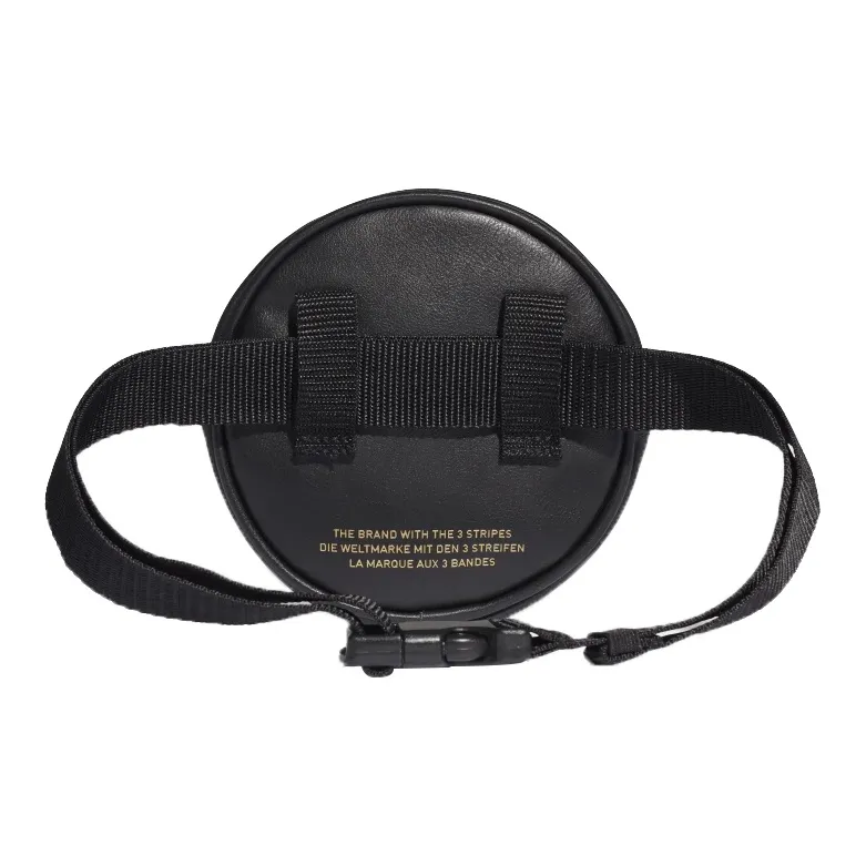 Adidas Originals Polyurethane Shoulder Bag Crossbody Bag Sling Bag Fanny Pack Mini Women's Black-2