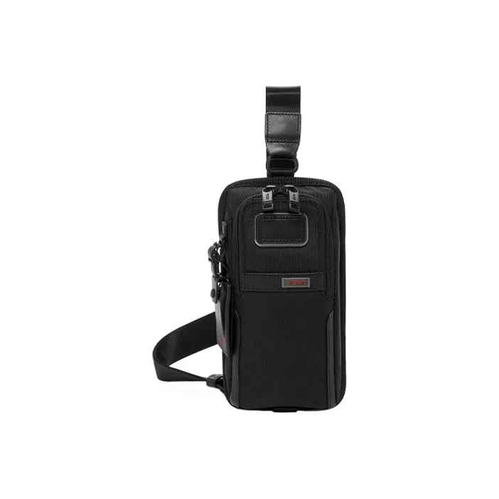 TUMI Alpha 3 Ballistic Nylon Shoulder Bag Men's Black-0
