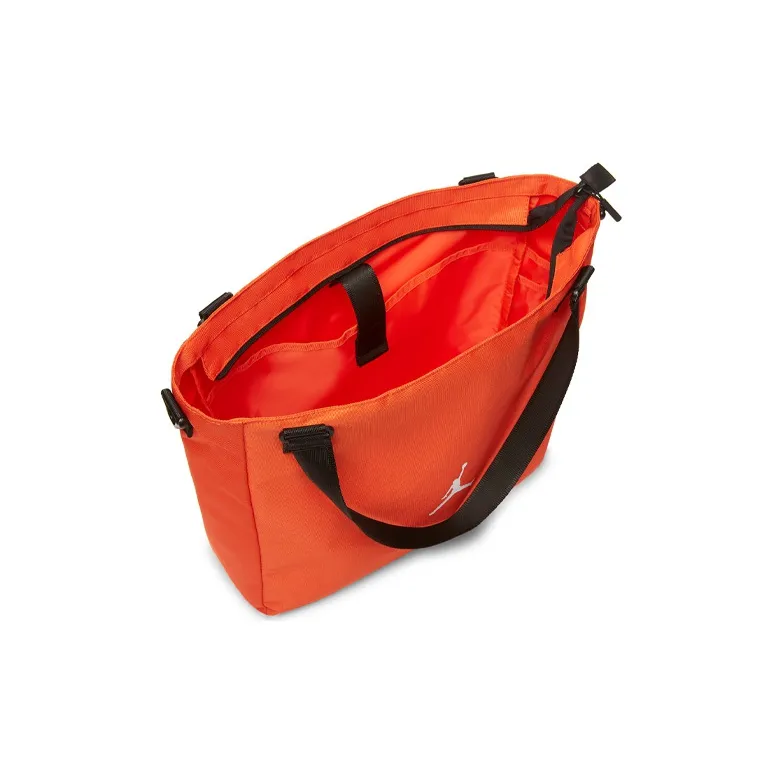 Jordan Polyester With Nylon Fabric Tote Bag, Shopping Bag, Crossbody Bag, Handbag Regular Unisex Orange-3