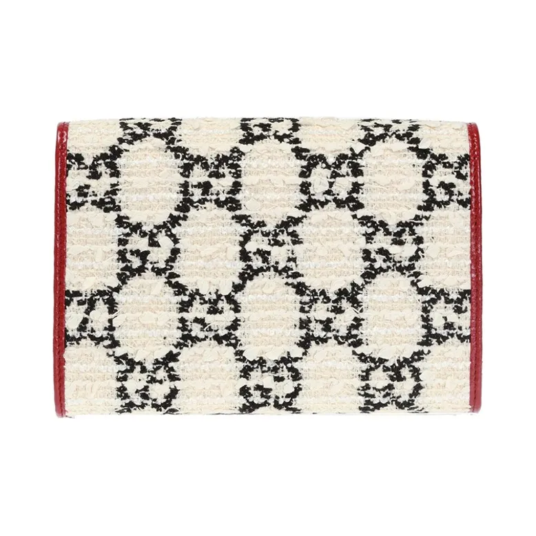 GUCCI Fabric One Shoulder Handbag, Crossbody Bag Mini Women's Cream-2