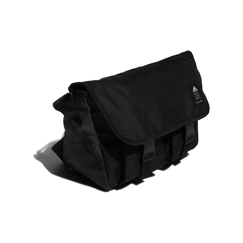 Adidas Recycled Polyester Messenger Bag Crossbody Bags Regular Unisex Black-1