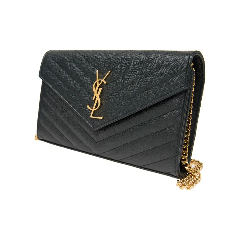 SAINT LAURENT Monogram Leather Crossbody Bag, Shoulder Bag Women's-1
