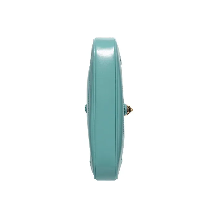 GUCCI Jackie 1961 Leather Crescent Shoulder Bag Shoulder Bag, Crossbody Bag Mini Women's Peacock Blue-6