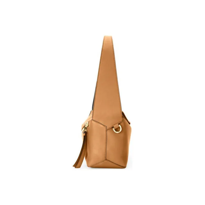 LOEWE Puzzle Hobo Bag In Nappa Calfskin Warm Desert-5