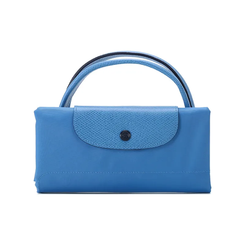 LONGCHAMP Le Pliage Fabric Handbag Large Size Women's Blue-6