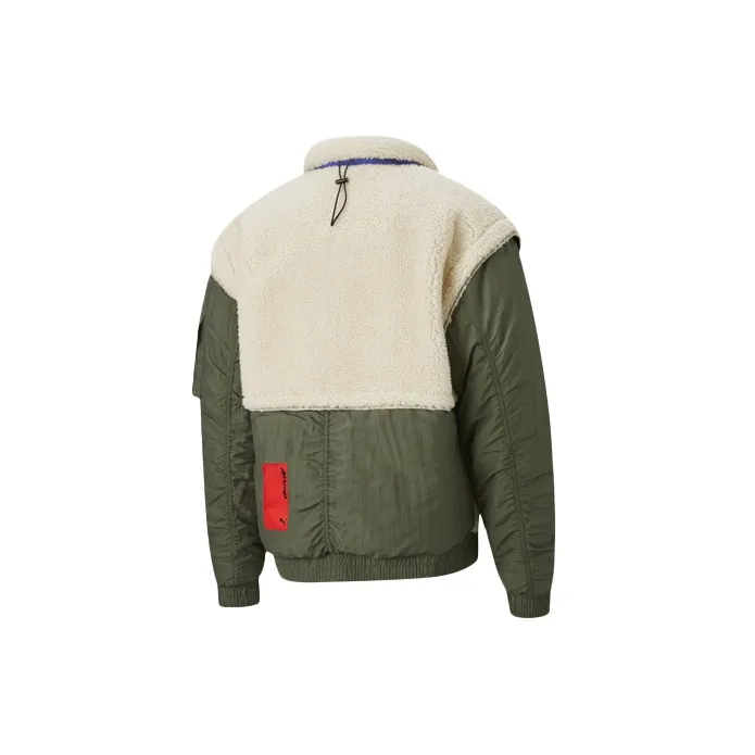 Attempt X PUMA RAD/CAL Velvet Jackets Men Army Green-1