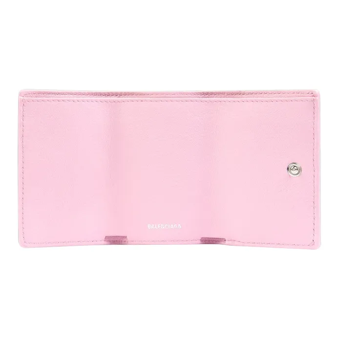 Balenciaga Calfskin Clutches Wallets Mini Women's Pink-2
