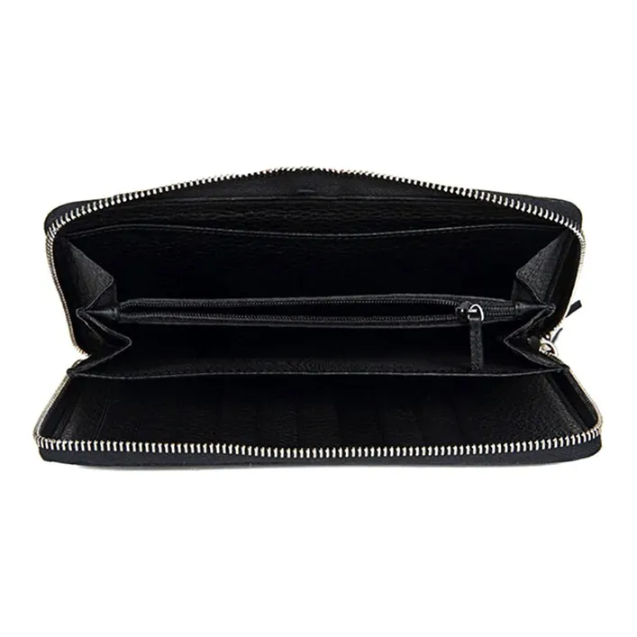 GUCCI Soho Cow Leather Wallet Women's Black-3