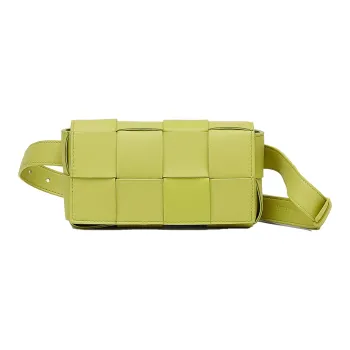 Bottega Veneta CASSETTE Sheepskin Fanny Pack Women's Avocado Green