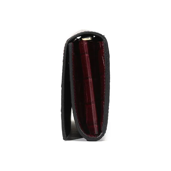 Alexander McQueen Leather Clutches Shoulder Bags Regular Women's Burgundy-2