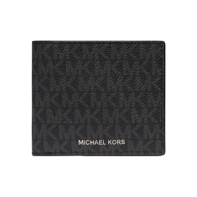 MICHAEL KORS Greyson Logo Slim Billfold Wallet-0
