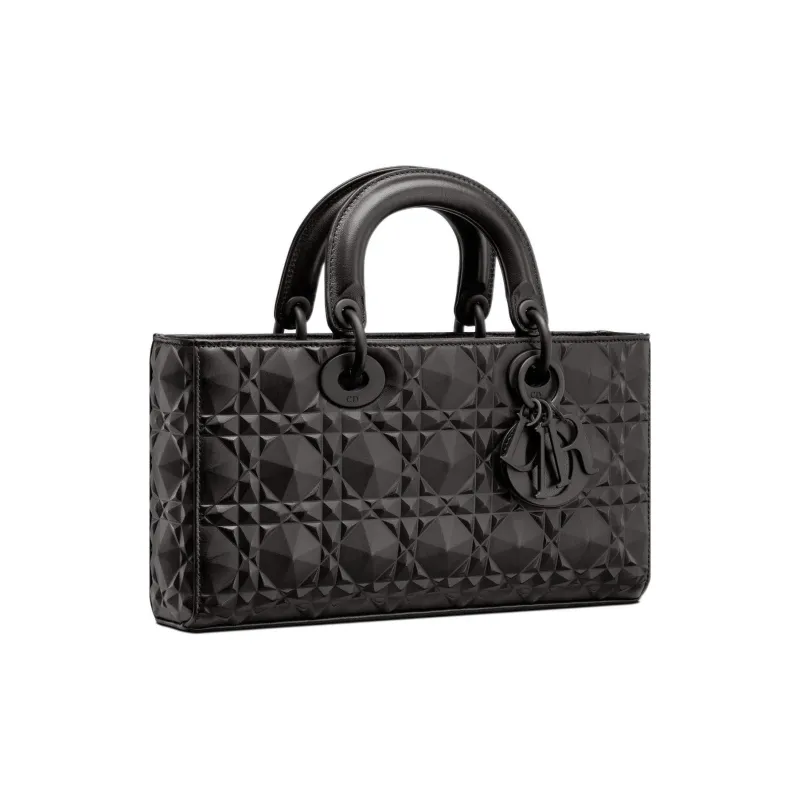 DIOR Lady D JOY Cow Leather Lady Dior Bag Shoulder Bag, Crossbody Bag, Handbag Regular Women's Black-1