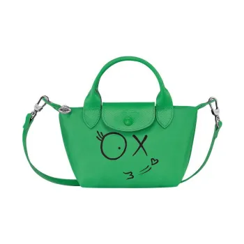 LONGCHAMP Dumpling Bag, Handbag, Crossbody Bag Mini Women's Green