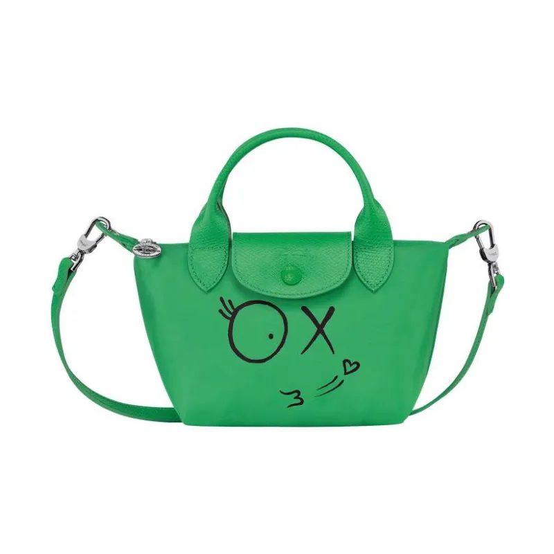 LONGCHAMP Dumpling Bag, Handbag, Crossbody Bag Mini Women's Green-0