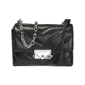 MICHAEL KORS Cece Leather Crossbody Bag, Shoulder Bag Mini Women's Black