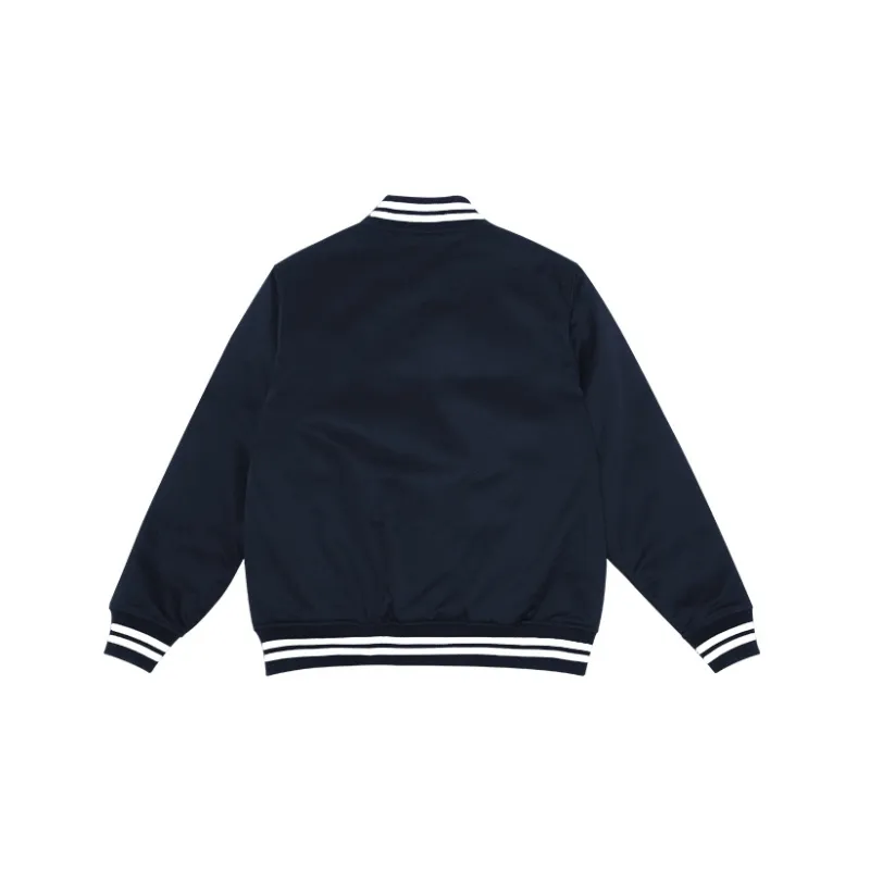 Dickies Letter Baseball Collar Puffer Jacket Unisex Dark Marine Blue-3