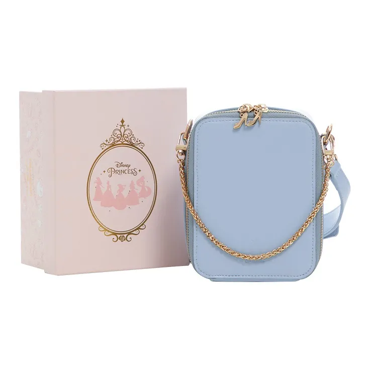 Disney Princess PU Portable Crossbody Bag Shoulder Bag Regular Women's Pink/Light Blue/Emerald-4