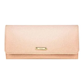 FENDI Leather Wallet Regular Women's Light Pink