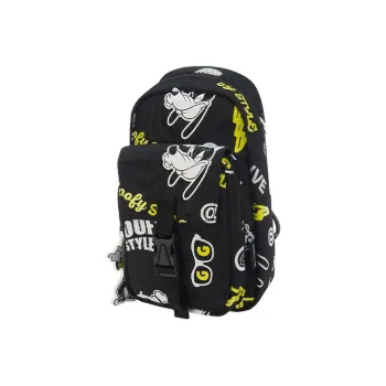 LiNing Disney Collaboration Fabric Fanny Pack Shoulder Bag Crossbody Bag Sling Bag Unisex Black