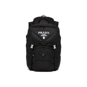 PRADA Fabric Backpack Regular Men's Black
