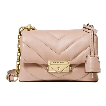 MICHAEL KORS Cece Sheepskin Shoulder Bag, Crossbody Bag Extra Small Women's Dusty Pink