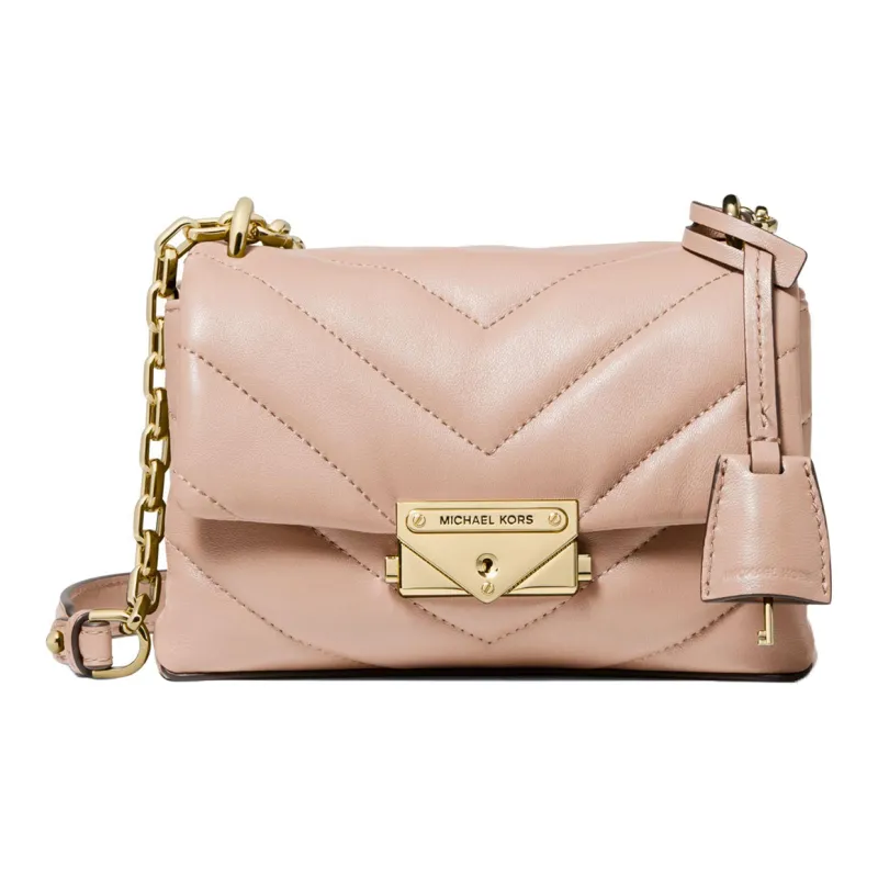 MICHAEL KORS Cece Sheepskin Shoulder Bag, Crossbody Bag Extra Small Women's Dusty Pink-0