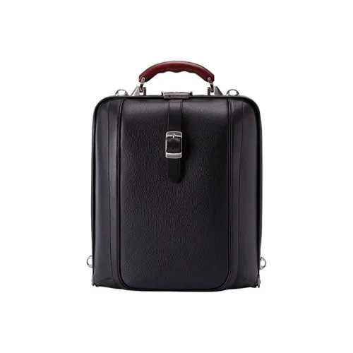 ARTPHERE Cowhide Leather Crossbody Portable Razzmic Briefcase Backpack Regular Men's