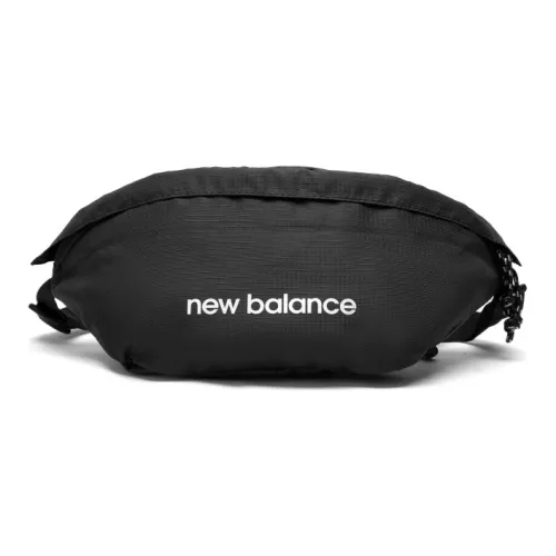 New Balance Fabric Fanny Pack Crossbody Bags Regular Unisex Black
