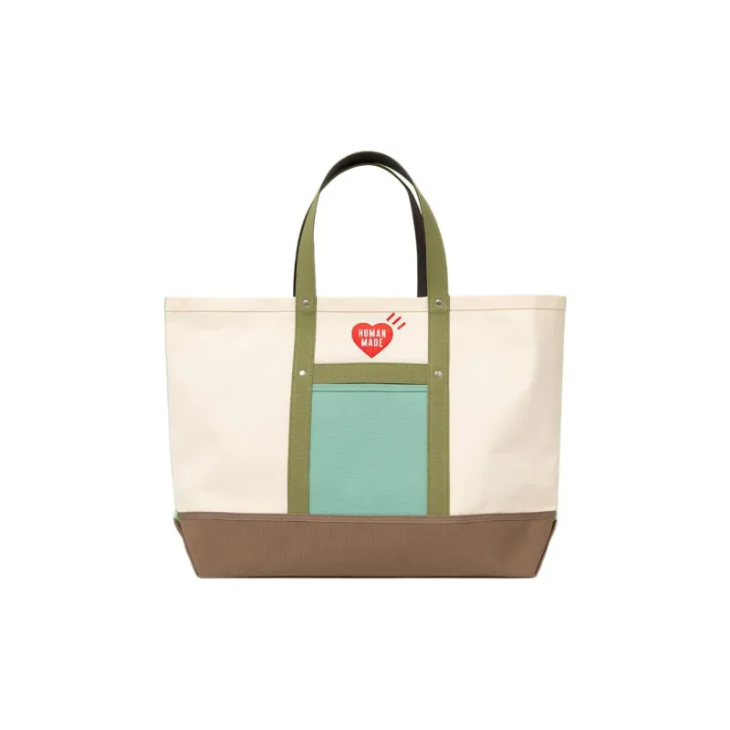 HUMAN MADE Cotton Shoulder Bag, Crossbody Bag, Handbag Regular Women's Green-2