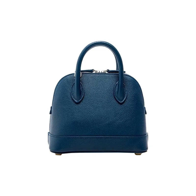 Balenciaga Ville Grain Leather Shoulder Bag, Crossbody Bag, Handbag Women's Blue-1