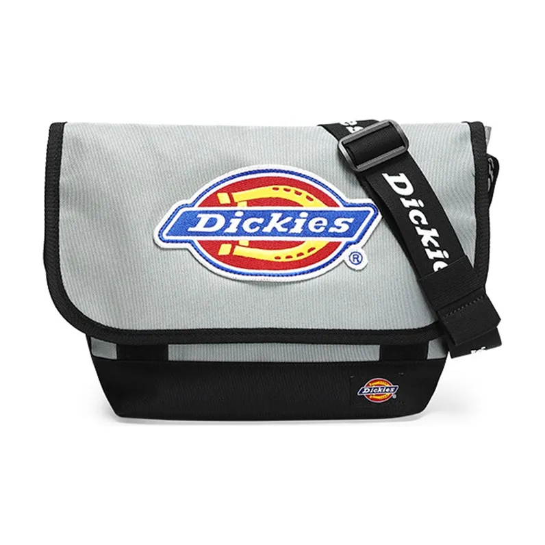 Dickies Polyester Messenger Bag, Shoulder Bag, Crossbody Bag Medium Size Unisex Shadow Gray-0