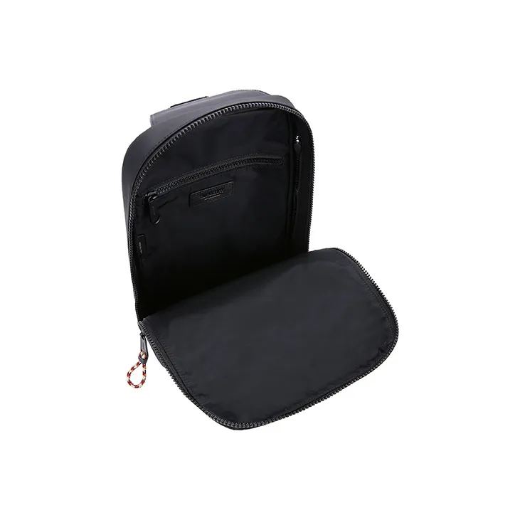 Burberry Horseferry Print Coated Canvas Backpack Black-4
