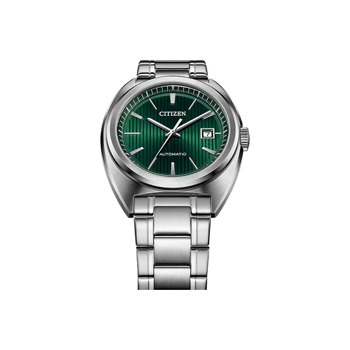 CITIZEN Mechanical Movement Stainless Steel Strap Watch 42mm Men's Watch Green Dial NJ0101 78X-1