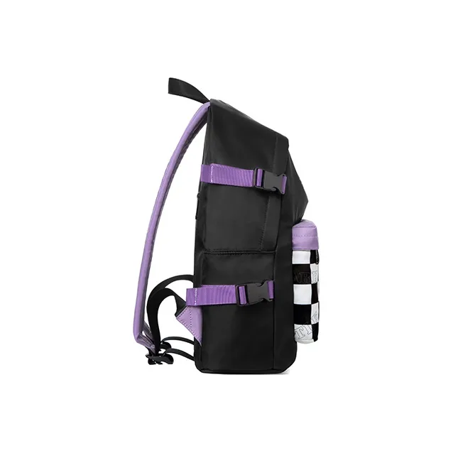 MR.ACE HOMME Nylon Fabric Backpack Regular Women's Purple Blue Black-10