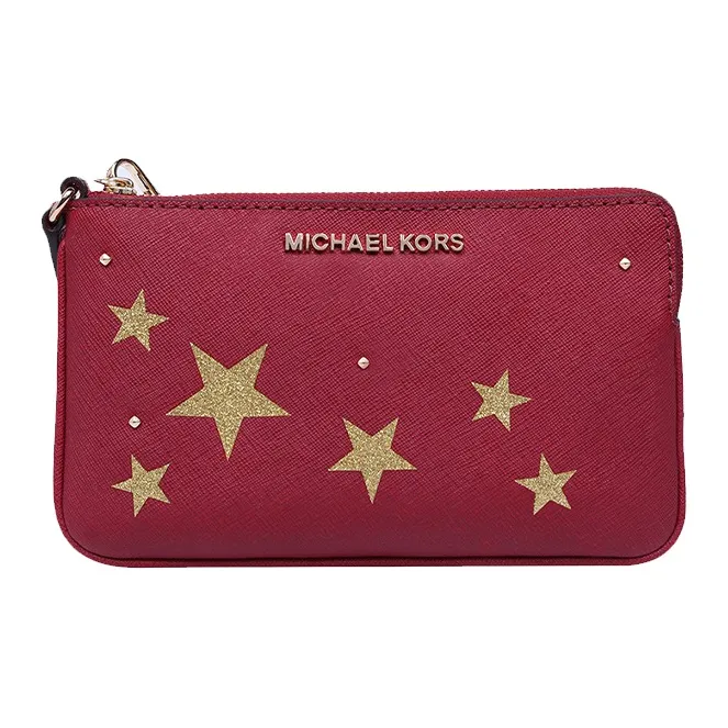 MICHAEL KORS MICHAEL KORS Handbag Collection Illustrations Leather Wallet Women's Red-0