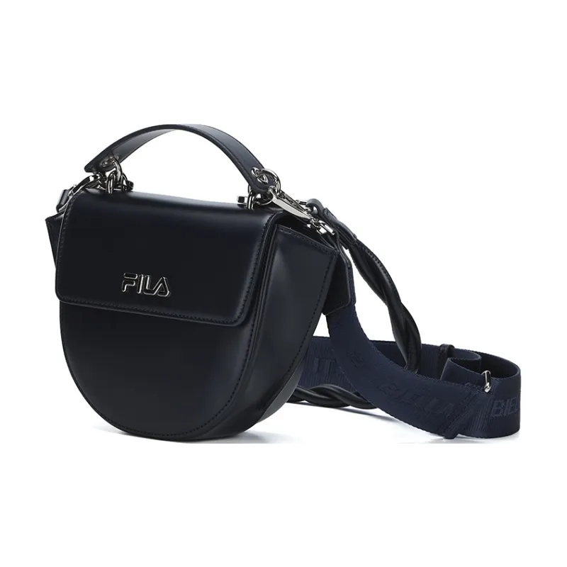 FILA PU, Textile Mixture Shoulder Bag, Crossbody Bag, Handbag Regular Women's Legend Blue-1