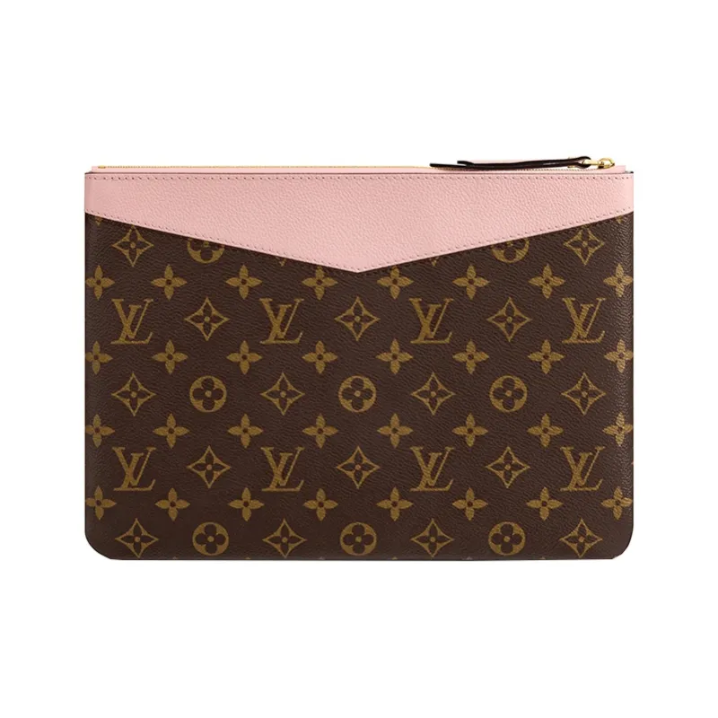 LOUIS VUITTON Daily Pouch Monogram Canvas Rose Poudre-1