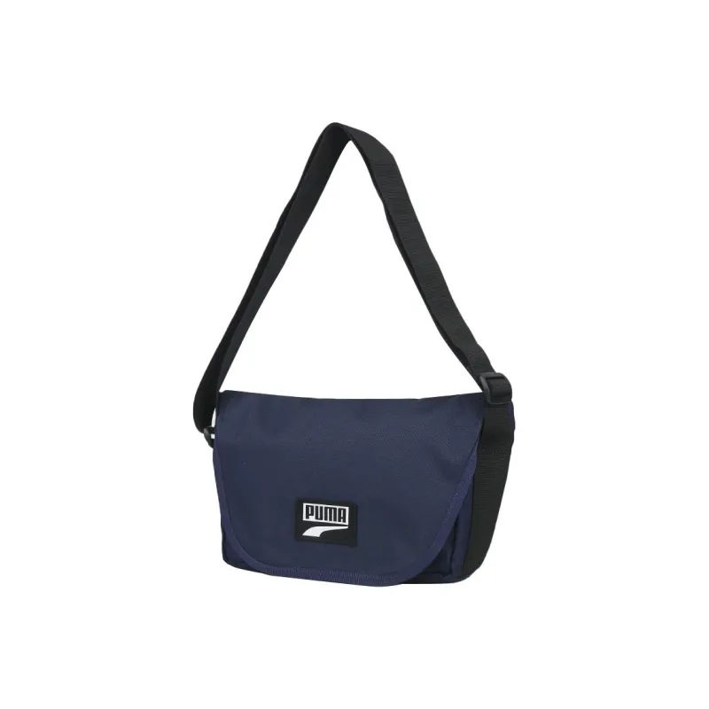 PUMA Leather Messenger Bag Crossbody Bag Shoulder Bag Mini Unisex Tweed Blue-0
